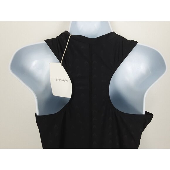 Womens Size Small Sleeveless One-Piece Swimsuit Front Zipper Sports Competitve - Picture 5 of 7